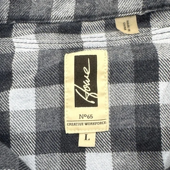 Howe Black and White Plaid Casual Shirt - Picture 2 of 7